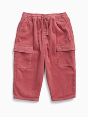 KIDLY by MORI Barrel Leg Corduroy Trousers - 圖片 1/2