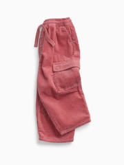 KIDLY by MORI Barrel Leg Corduroy Trousers - 圖片 2/2
