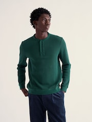 Seasalt Cornwall Green Brigantine Long Sleeve Top - Image 2 of 5