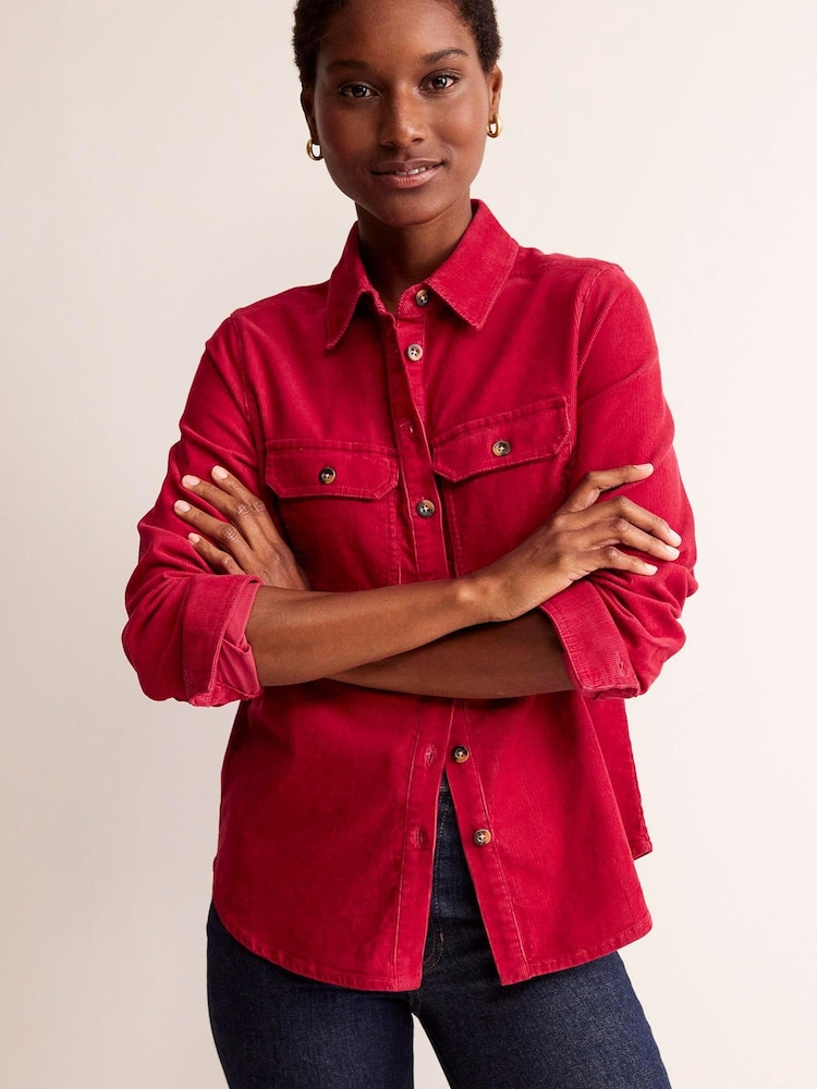Boden Red Straight Cord Shirt - Image 2 of 6