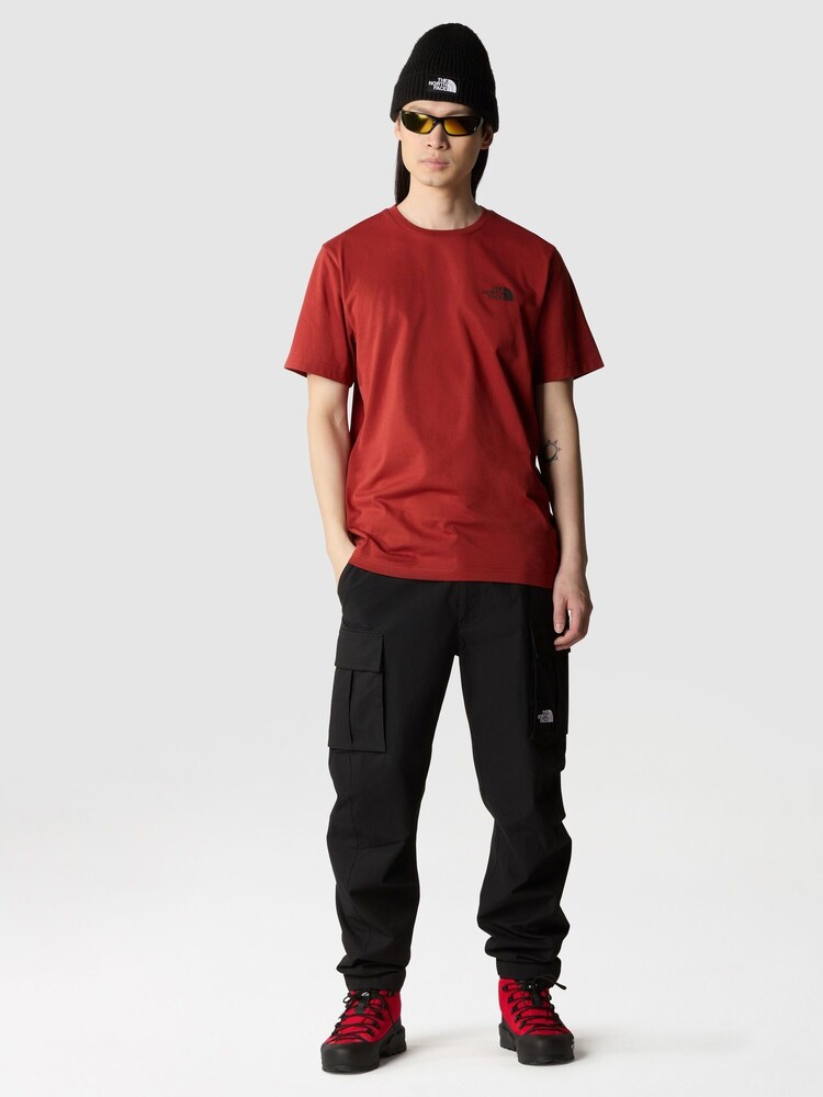 The North Face Red Mens Simple Dome Short Sleeve T-Shirt - Image 3 of 3