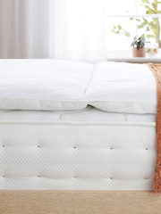 Slumberdown White Sleep Soundly Climate Control 3cm Mattress Topper - Image 3 of 10