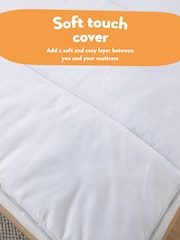 Slumberdown White Sleep Soundly Climate Control 3cm Mattress Topper - Image 8 of 10