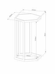 Natural Jefferson Pine Side Table - Image 5 of 5