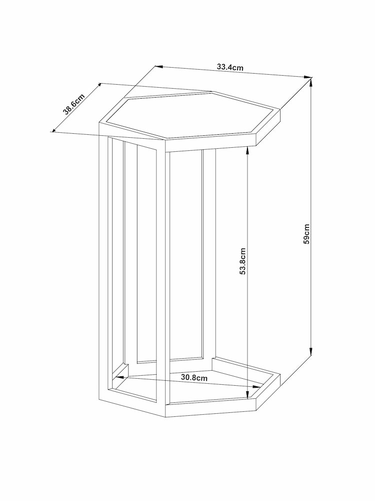Natural Jefferson Pine Side Table - Image 5 of 5