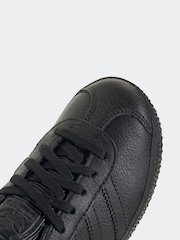 adidas Originals Dark Black Gazelle Junior Trainers - Image 9 of 9
