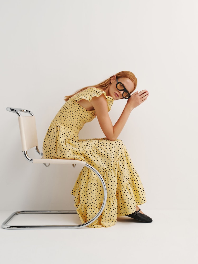 Rixo Yellow Kendall Dress - Image 2 of 6 Rixo Yellow Kendall Dress - Image 2 of 6