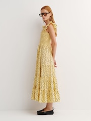 Rixo Yellow Kendall Dress - Image 5 of 6
