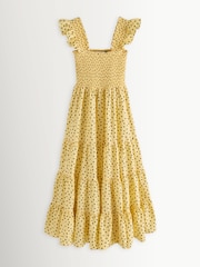 Rixo Yellow Kendall Dress - Image 6 of 6