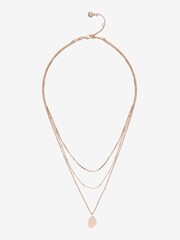 Mint Velvet Gold Tone Layered Necklace - Image 4 of 4