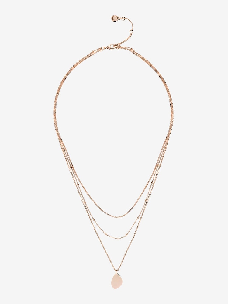 Mint Velvet Gold Tone Layered Necklace - Image 4 of 4