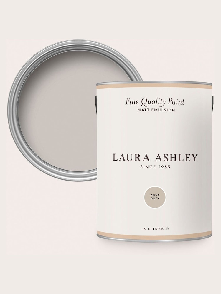 Laura Ashley Dove Grey Matt Emulsion 5LT Paint - Image 4 of 4