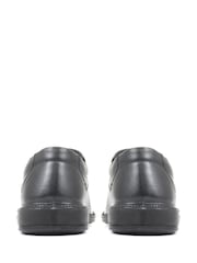 Pavers Black Pavers Wide Fit Leather Slip On Black Shoes - Image 3 of 5