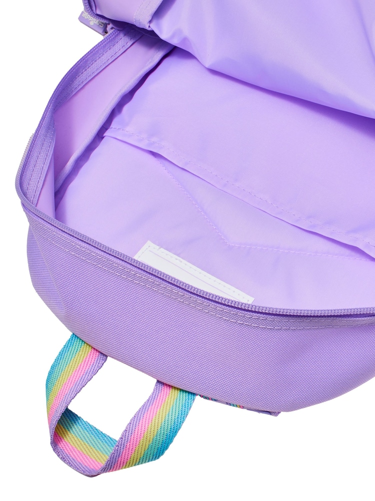 Smiggle Purple Junior Lets Play Character Backpack - Image 3 of 3