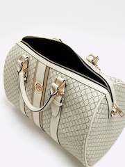 River Island Beige Monogram Webbing Travel Bag - Image 5 of 5