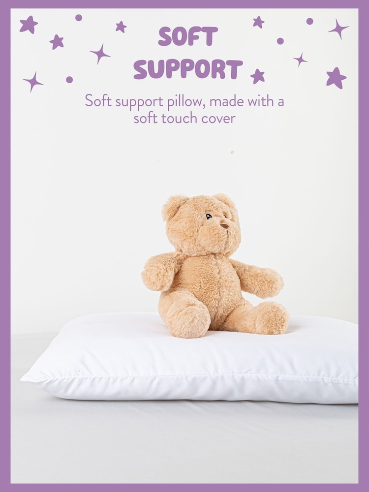 Slumberdown Anti-Allergy Toddler Cot Bed Soft Support Pillow - Image 2 of 6 Slumberdown Anti-Allergy Toddler Cot Bed Soft Support Pillow - Image 2 of 6
