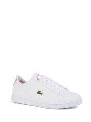 Lacoste Junior Carnaby Evo White Trainers - Image 2 of 4
