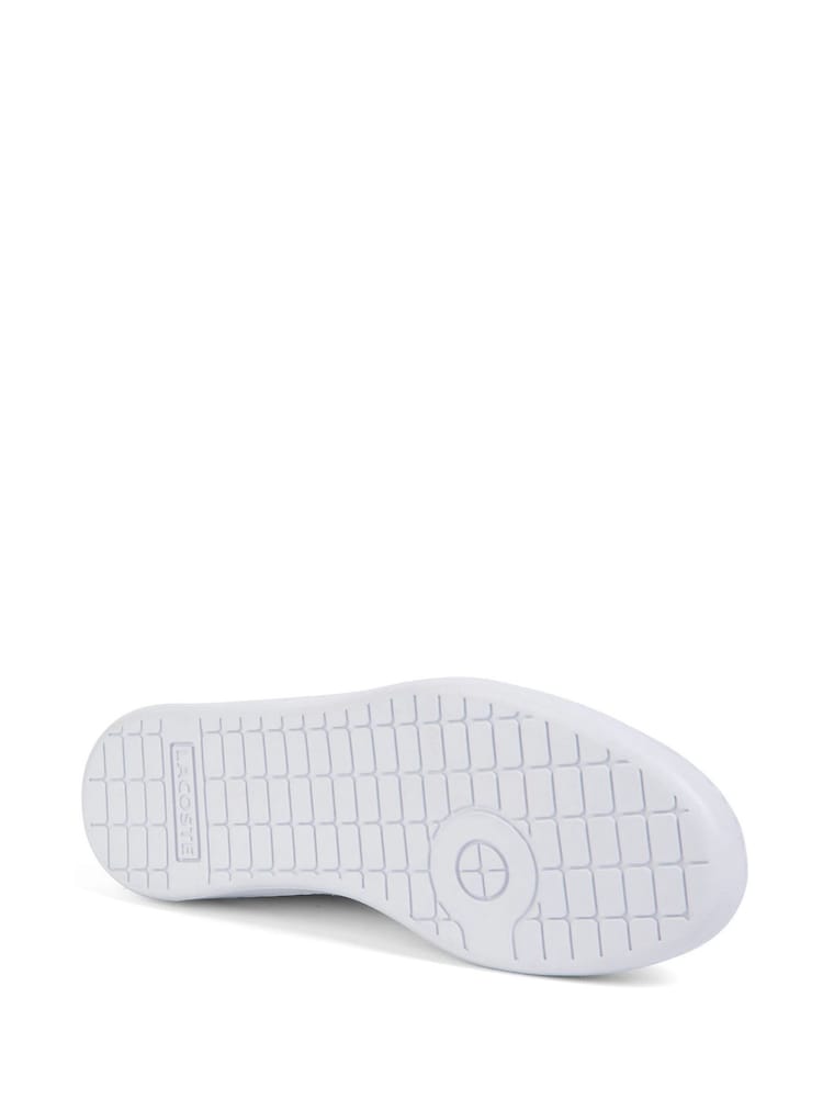 Lacoste Junior Carnaby Evo White Trainers - Image 4 of 4
