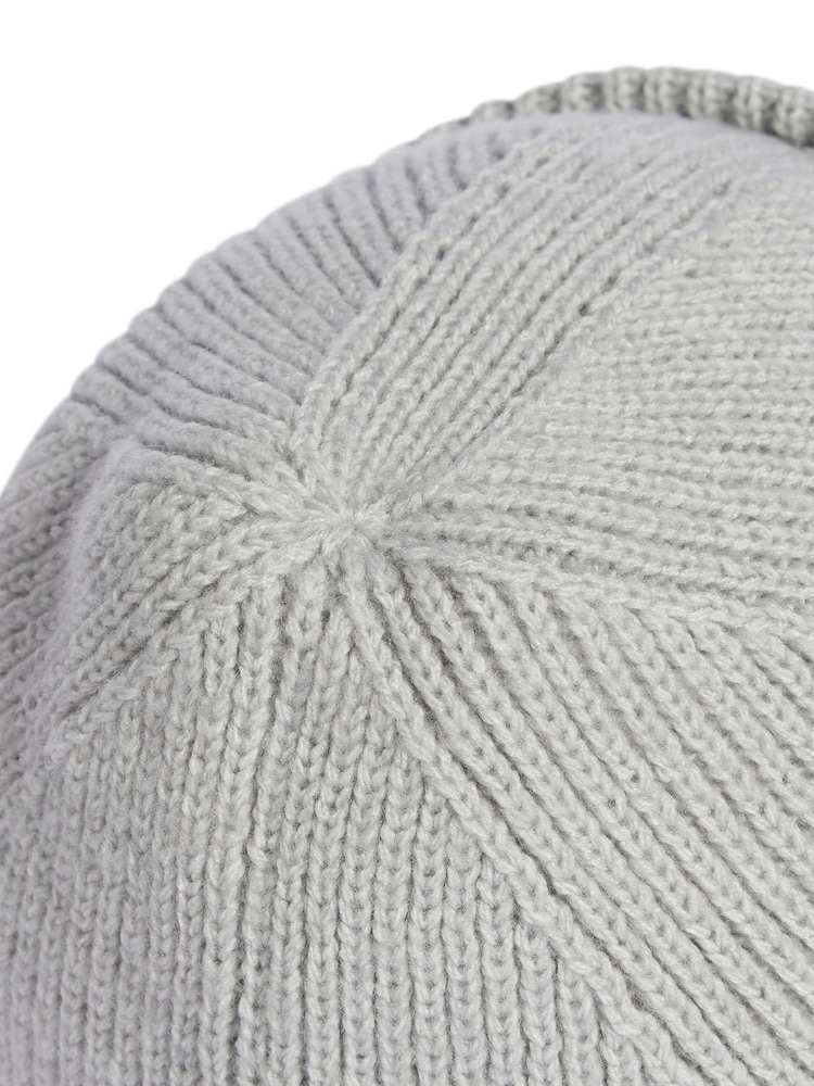 adidas Grey adidas Pink Wide Cuff Beanie - Image 4 of 4
