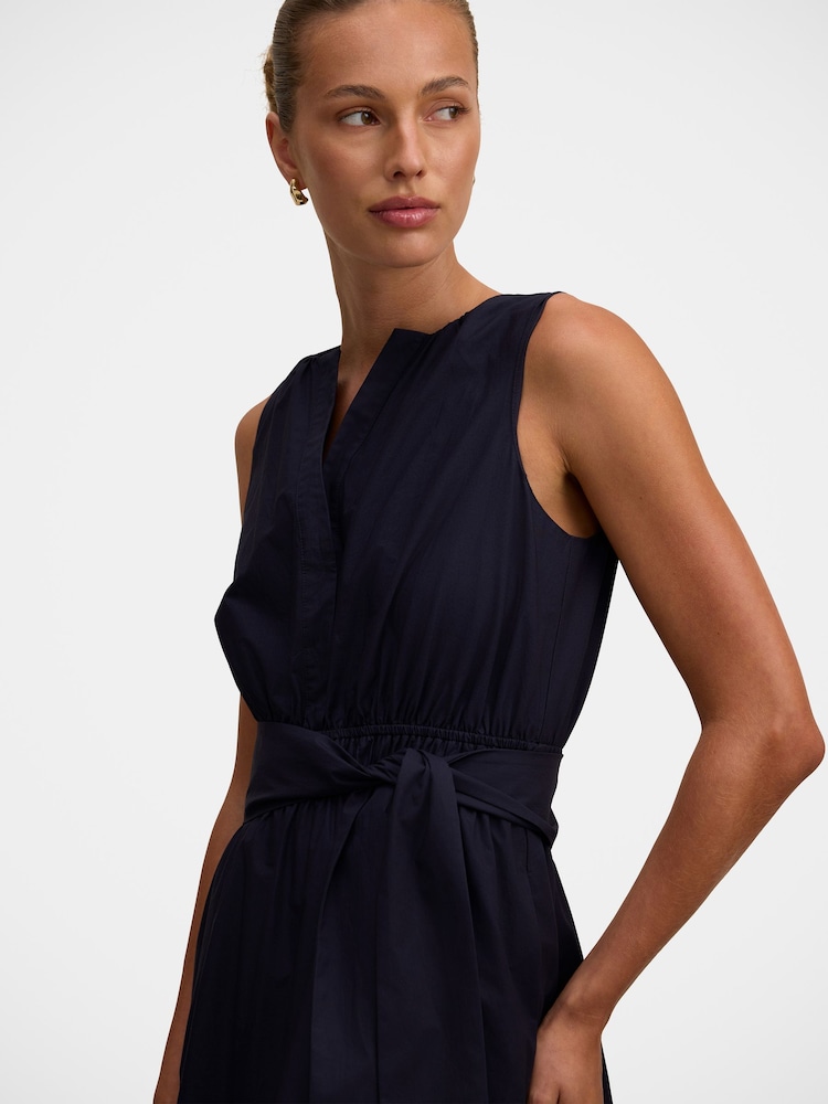 forever new evie midi dress Buy Forever New Blue Eve Seam Detail Midi Dress with a touch of Linen from  the Next UK online shop