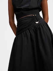 Forever New Black Dottie Petite Hardware Maxi Skirt - Image 5 of 5