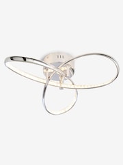 Chrome Cara LED Flush Fitting Ceiling Light - Image 4 of 8