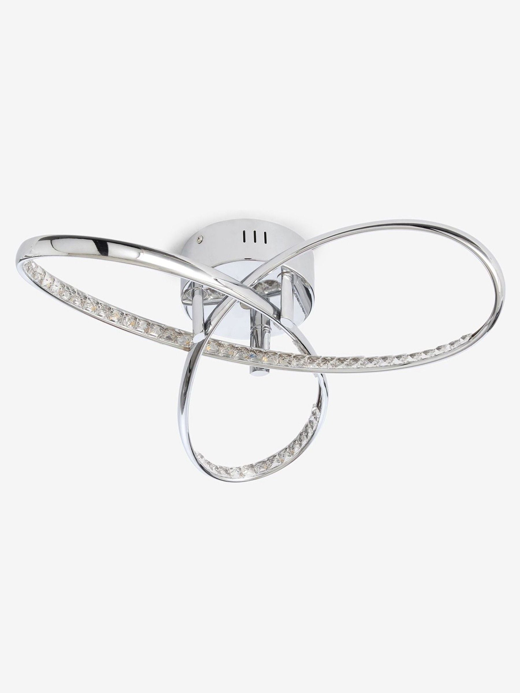 Buy Chrome Cara LED Flush Fitting Ceiling Light from the Next UK online shop