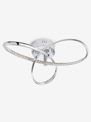Chrome Cara LED Flush Fitting Ceiling Light - Image 5 of 8
