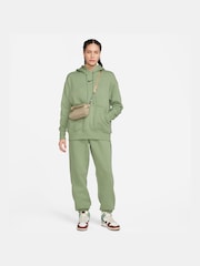 Nike Green Oversized Mini Swoosh Hoodie - Image 2 of 8