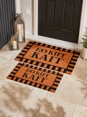 Black No Riff Raff Doormat - Image 2 of 4