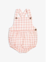The Little Tailor Baby Woven Shorty 100% Cotton Dungarees - Image 2 of 8