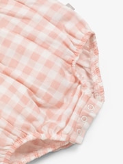The Little Tailor Baby Woven Shorty 100% Cotton Dungarees - Image 5 of 8