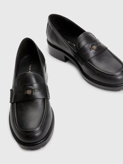 Tommy Hilfiger Black Iconic Loafers - Image 3 of 5