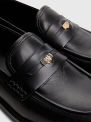 Tommy Hilfiger Black Iconic Loafers - Image 4 of 5