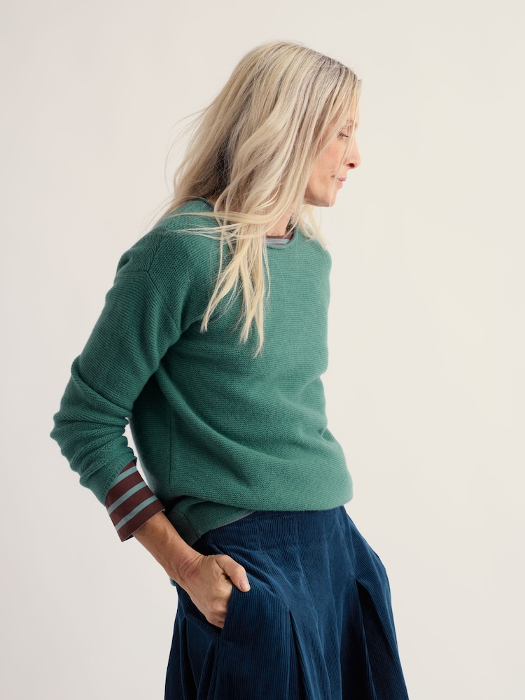 Seasalt Cornwall Green Fruity Jumper II - Image 2 of 5