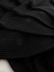 Black Cushioned Sole Sports Socks 10 Pack - Image 6 of 6