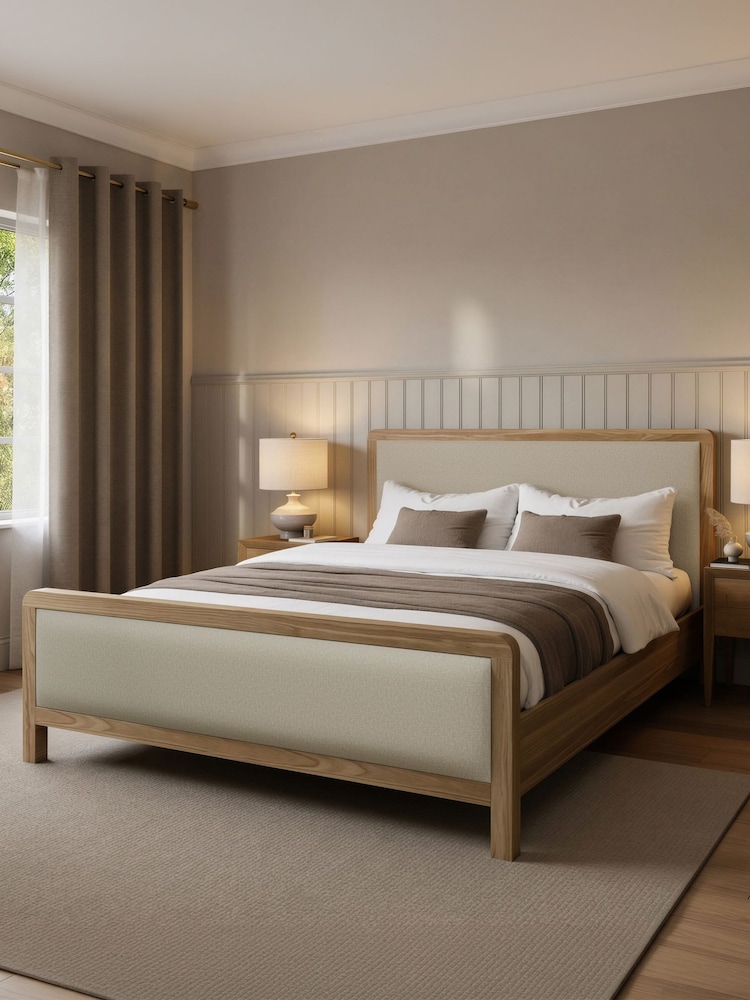 XR Living Ash Natural Leonie Wooden Hidden Ottoman Bed - Image 1 of 6