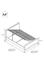 XR Living Ash Natural Leonie Wooden Hidden Ottoman Bed - Image 3 of 6