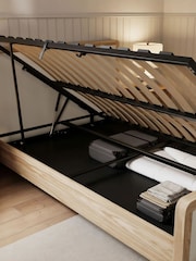XR Living Ash Natural Leonie Wooden Hidden Ottoman Bed - Image 6 of 6