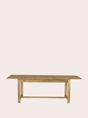 Laura Ashley Oak Milton 6-8 Seater Extending Dining Table - Image 8 of 8