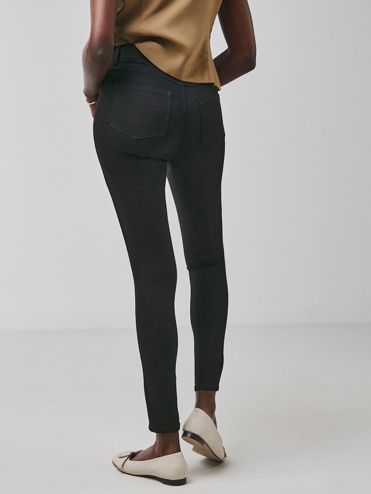 JD Williams Black Skinny Stretch Jeggings - Image 2 of 4