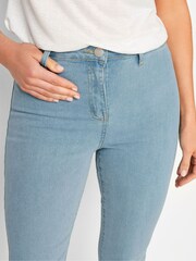 Long Tall Sally Blue Kickflare Jeans - Image 4 of 5