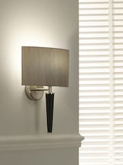 Pacific Silver Brushed Chrome and Metal Wall Light - Image 1 of 4