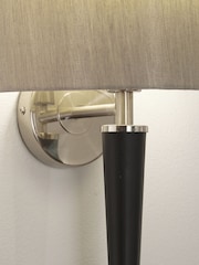 Pacific Silver Brushed Chrome and Metal Wall Light - Image 2 of 4