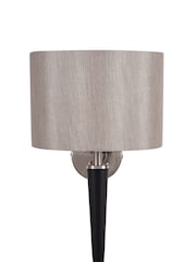 Pacific Silver Brushed Chrome and Metal Wall Light - Image 3 of 4