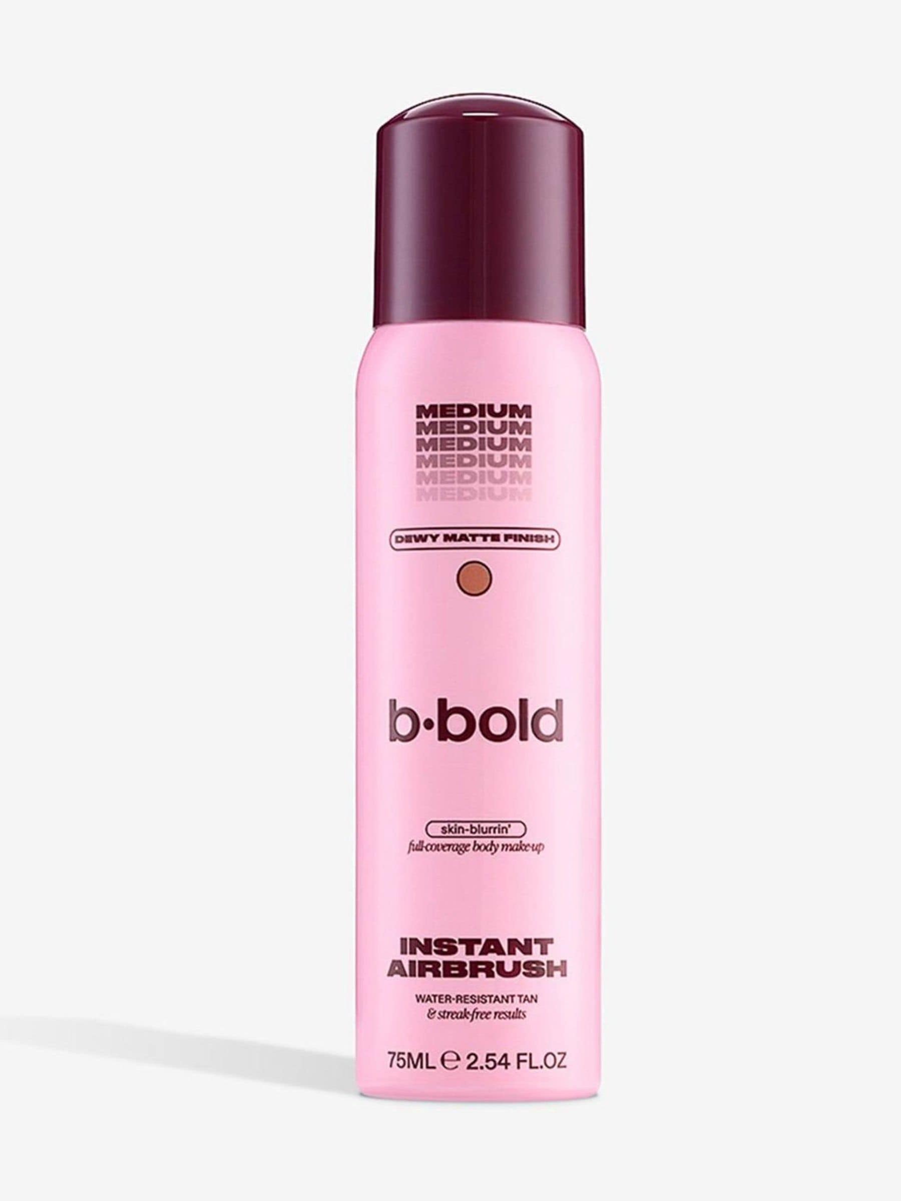 B·bold Women's Medium Instant Airbrush Body Make-Up 75Ml In - Image 7