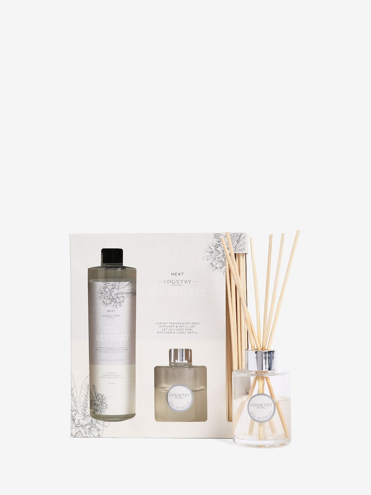 Country Luxe Spa Retreat Lavender and Geranium Refill Set Fragranced Reed Diffuser - Image 3 of 3