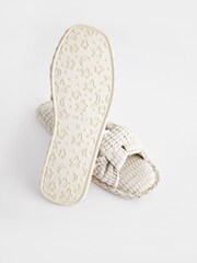 Grau - Knot Mule Hausschuhe - Bild 5 von 7