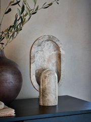 French Connection Grey Stone Rapoko Table Lamp - Image 2 of 4