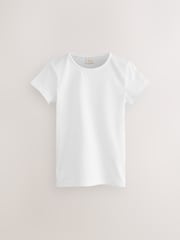 White 100% Cotton Gym School T-Shirts 2 Pack (3-16yrs) - Image 4 of 4